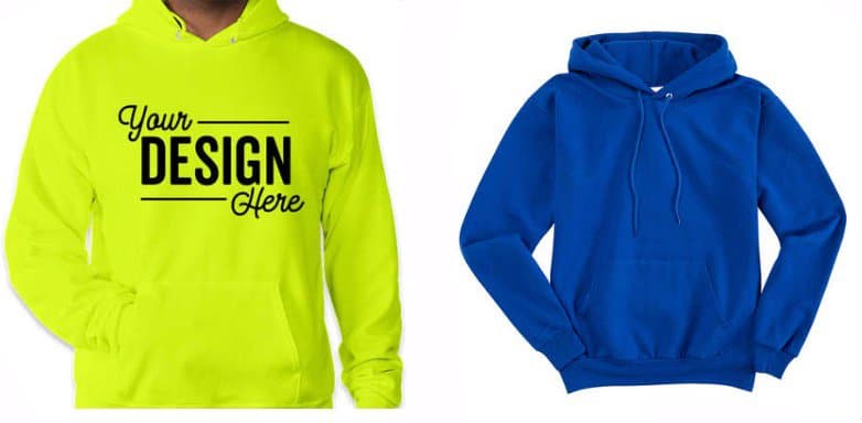 customized hoodie with logo, used for workwear and